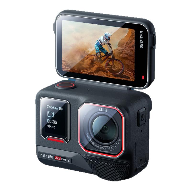 适用影石Insta360 AcePro2钢化膜运动相机insta360Acepro保护膜镜头屏幕保护配件高清高透防爆膜触控灵敏顺滑