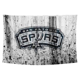 圣安东尼奥马刺队Spurs球队定制周边墙布装饰背景布海报挂毯挂布