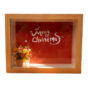 泡泡玛特zsiga收礼物的冬天盲盒相框盲盒收纳展示相框中空7cm相框