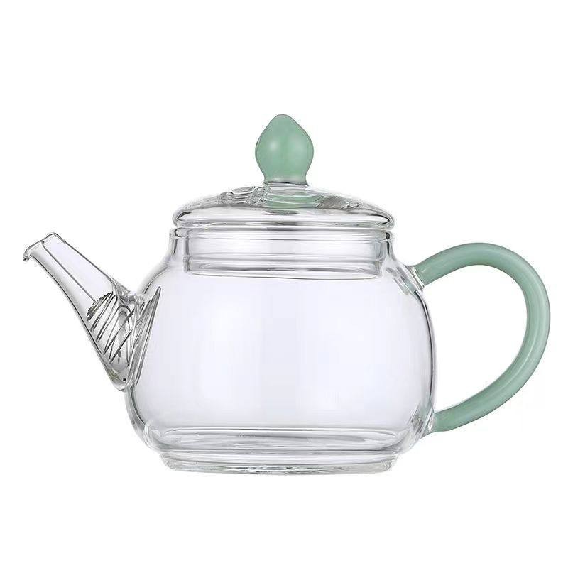 耐热小号玻璃茶壶泡茶家用小壶个人煮茶喝茶茶水壶迷你单简约茶具
