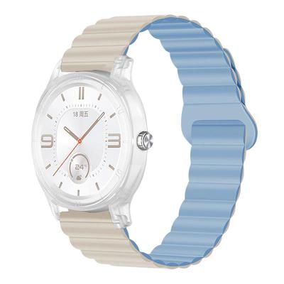 适用于华为gtcyber手表表带硅胶磁吸回环智能运动替换带华为GT Cyber新款huawei腕表带watch gtcyber男女腕带