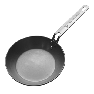 瑞典PS主厨秘密碳钢精铁锅无涂层物理不粘铁锅少油牛排锅平底煎锅