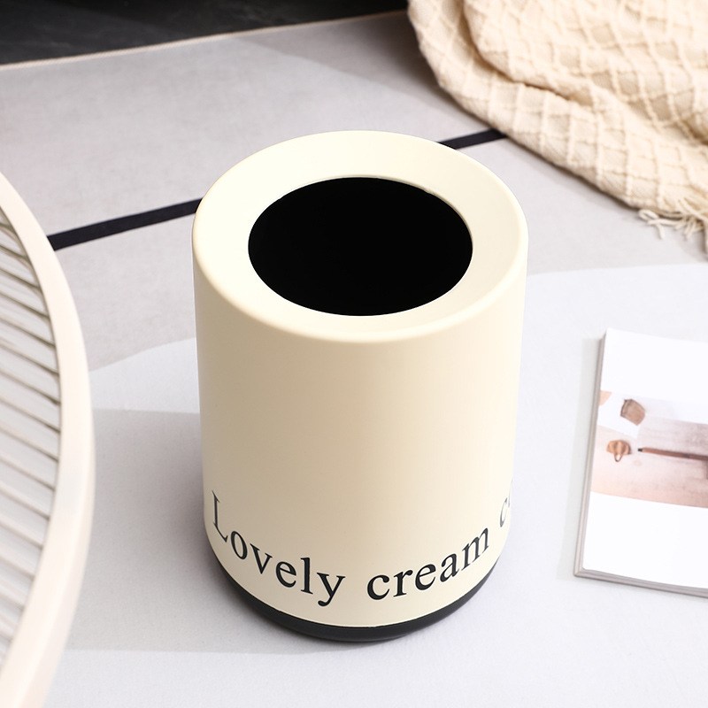 网红垃圾桶家用客厅卧室废高号卫生间纸篓大容量双层颜值卫生大桶