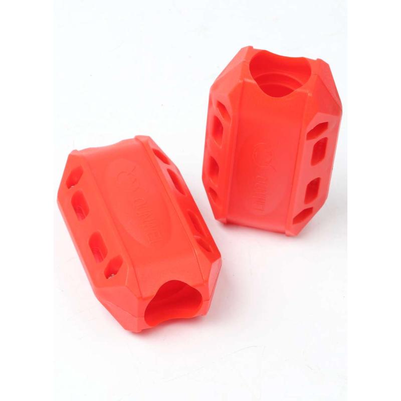 管径22/25/28/32MM摩托车通用保险杠防摔杠保护胶套胶块改装配件