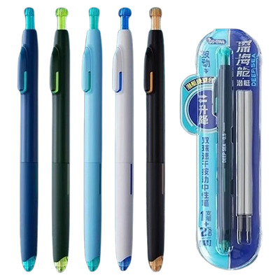 中性笔大容量黑色双珠速干高颜值