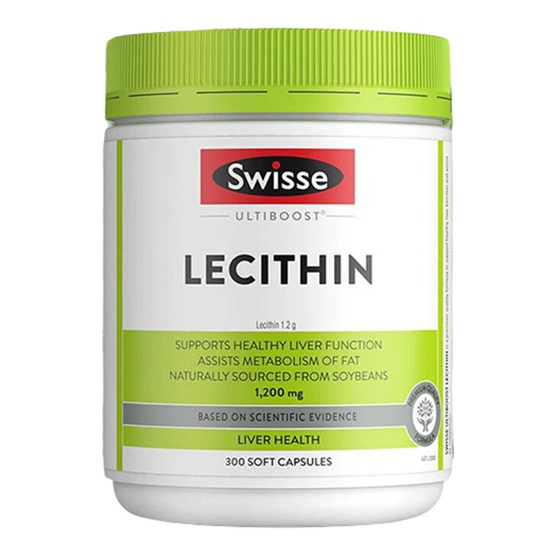 Swisse斯维诗大豆卵磷脂软胶囊深海鱼油搭档心血管健康活力中老年