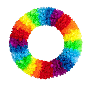 运动会花环入场开幕式幼儿园舞蹈体早操手持圆硬圈钢丝器械操道具