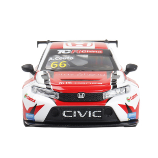 本田思域Type R FL5 TCR赛车 Kilo 1:64 谢欣哲合金汽车模型开盖