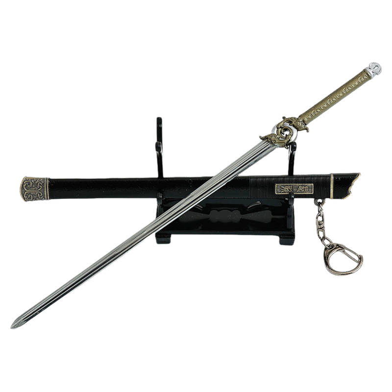 22CM赴山海影视周边武器模型萧秋水长歌剑带鞘工艺品刀剑兵器