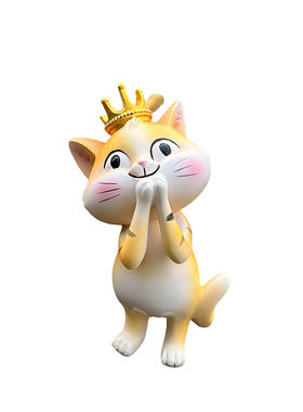 皇冠猫咪公主女王户外庭院摆件