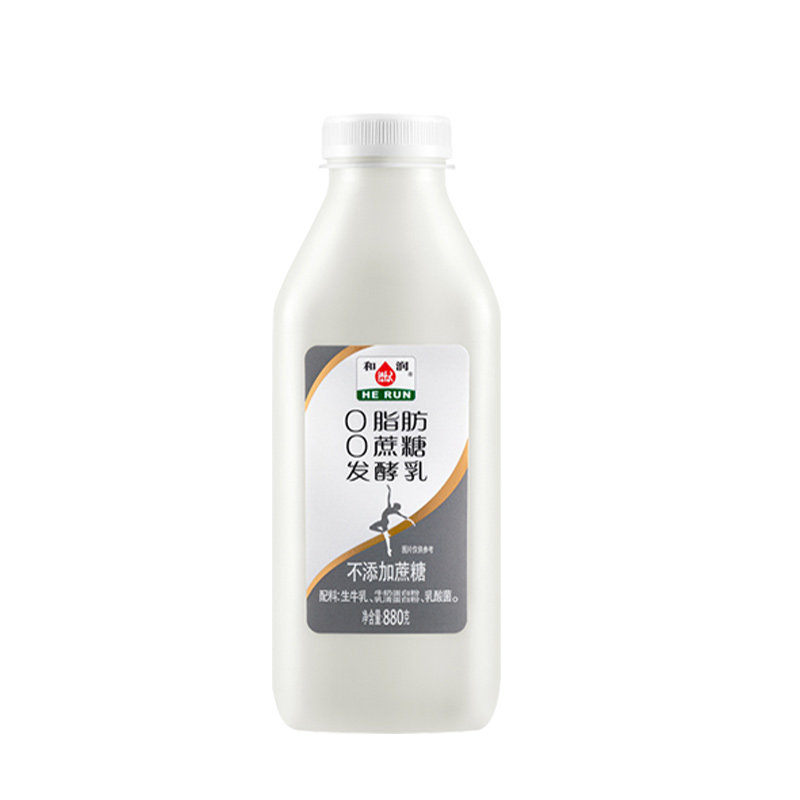 0蔗糖0脂肪家庭装原味和润880g
