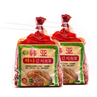 韩式韩亚1kg装白菜泡菜袋装辣白菜炒饭炒肉泡菜汤多规格