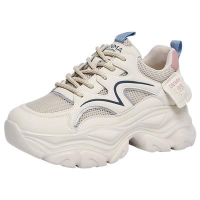 森马老爹鞋女厚底透气运动休闲鞋