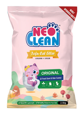 细颗粒包裹强奶香豆腐猫砂