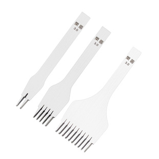 乐言合金钢抛光斜平斩菱斩3.85/3.38皮具欧斩法斩手工diy皮革工具