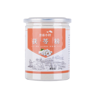 现磨熟纯白茯苓粉野生土破壁面膜配山药红豆薏米粉食用天然250克