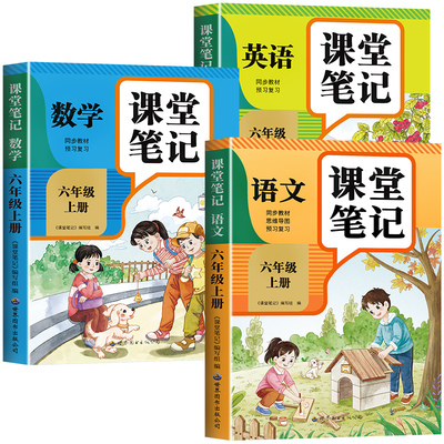 2026版六年级上下册课堂笔记全套