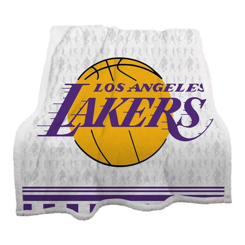定做篮球NBA湖人队加厚毛毯