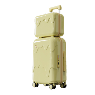 漫游新款行李箱拉链款子母箱拉杆箱登机手提皮箱旅行箱子20寸男女