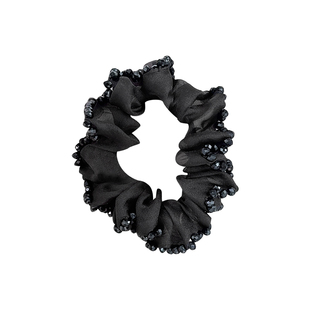 发圈女高级感扎马尾小肠橡皮筋气质发饰韩式无痕不勒头发水晶头花