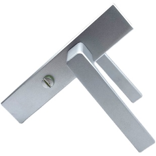 不锈钢无钥匙卫生间门锁洗手间通用厕所门带钥匙通用型门把手拉手