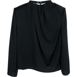 YOUWEI有尾夏季蚕丝荡领衬衫女长袖Y1624201