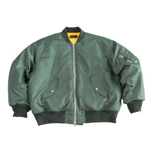 BAGGGGY大码廓形短宽强光泽MA1飞行夹克外套棉服3M新雪丽棉棉夹克