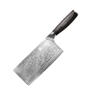 原森太大马士革菜刀超锋利切片刀家用切菜切肉刀厨师专用切刀旬刀