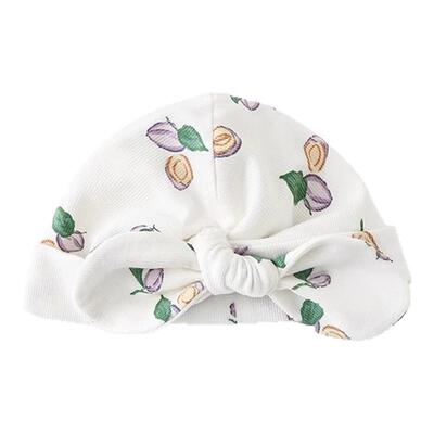 【清仓款】考拉鼻鼻0-3月婴儿护囟门帽子夏秋新生儿胎帽酸甜杏子