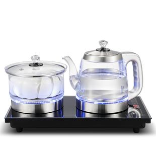 全自动上水壶电热烧水壶家用抽水茶台一体机茶几茶桌嵌入式泡茶具