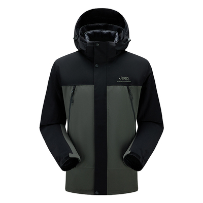 Jeep三合一鹅绒冲锋衣秋冬