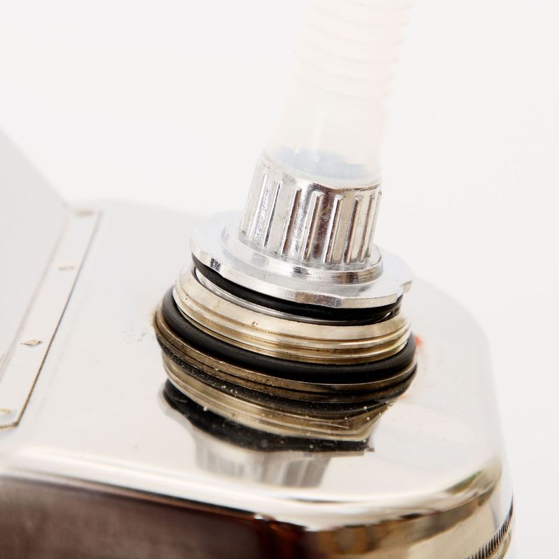 加厚型201不锈钢汽油桶40L30L20L10升加油摩托车备用油箱壶柴油桶