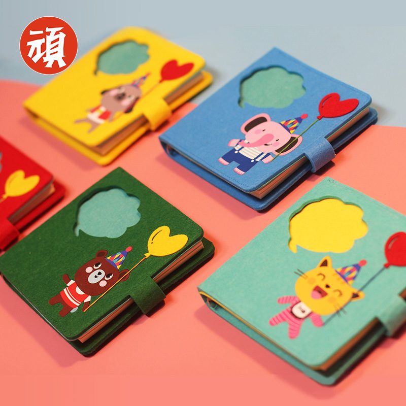 学生小本子迷你口袋手笔记本批发随身账本创意日记本活页卡通