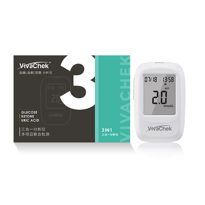 vivachek微策血糖血酮尿酸三合一
