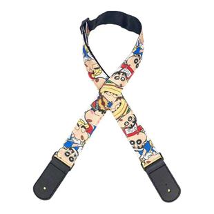 背带吉他专用电吉他尤克里里通用男女学生儿童二次元蜡笔小新卡通