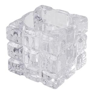 面膜勺子固定器面霜挖取勺玻璃镜柜桌面化妆护肤眼霜挑棒刷收纳盒