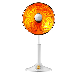 艾美特小太阳取暖器家用立式电暖器摇头宿舍烤火炉电热扇暗光暖气