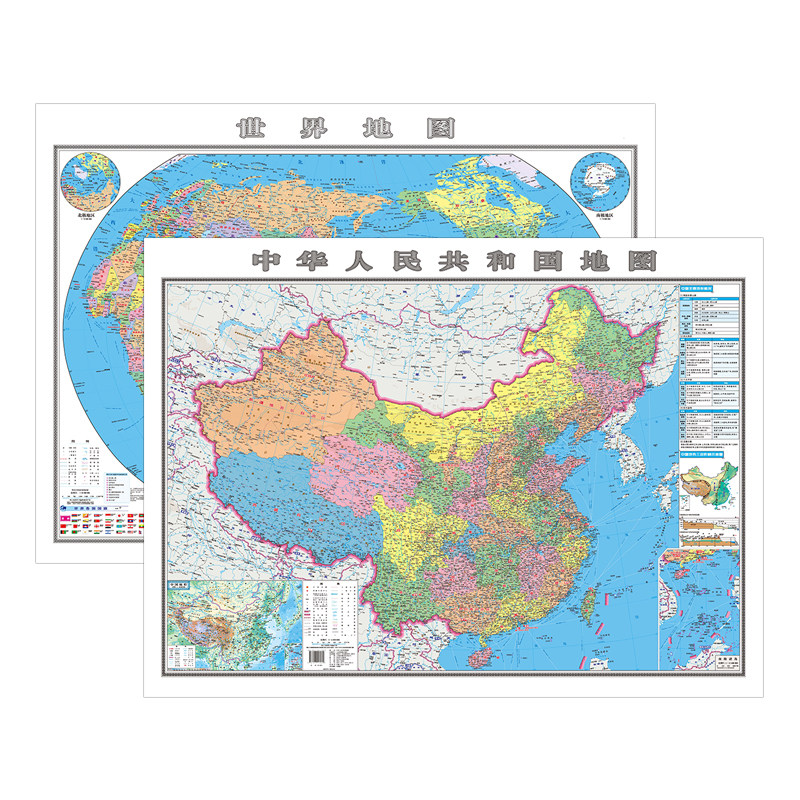 中国地图和世界地图共2张