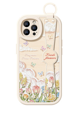 适用苹果16Promax手机壳斜跨腕带