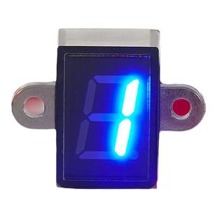 越野摩托车改装档位显示器12V防水0-5 0-6循环档高亮通用仪表挡显