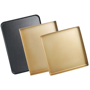 三能烤盘不沾烘焙烤箱用 蛋糕瑞士卷模具28×28方形烤盘家用商用