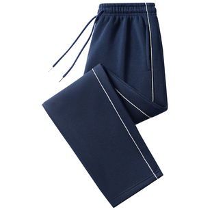 灰色细杠反光条校服裤子初高中学生春秋款运动裤一条细灰杠夏校裤