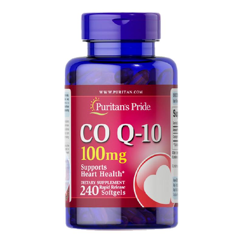 美国进口普丽普莱辅酶Q10软胶囊保护心脏中老年保健100mg240粒/瓶