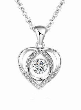 跳动的心灵动款通勤锁骨链