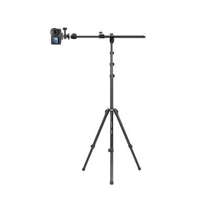 适用DJI大疆  Action6相机vlog俯视俯拍录制视频书法绘画写作业三脚架落地支架三角架配件延长手机通用支架