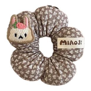 儿童小肠发圈女童2025新款碎花头绳小女孩扎头发绳头饰女宝宝发饰