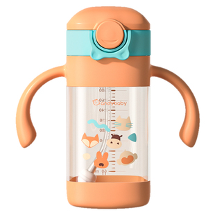 大宝宝吸管奶瓶1-2一3岁以上儿童喝奶杯ppsu耐摔婴儿学饮水杯防漏