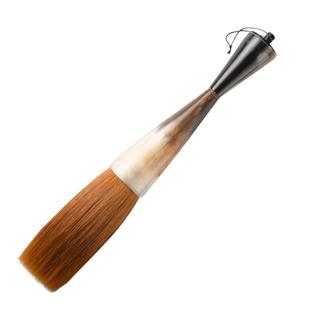 牛角斗笔大号兼毫大楷狼毫羊毫加大加粗特大号专业级写对联春联斗方福字专用提字榜书提斗超大号京渣国画写意