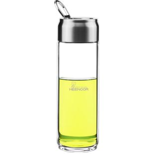 希诺单层玻璃杯大容量车载提环水杯男运动水瓶喝水口杯子茶杯正品