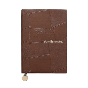 笔记本本子a5加厚简约商务高档工作办公会议记录本日记本高颜值精致高级软皮大学生记事本礼盒套装可定制logo